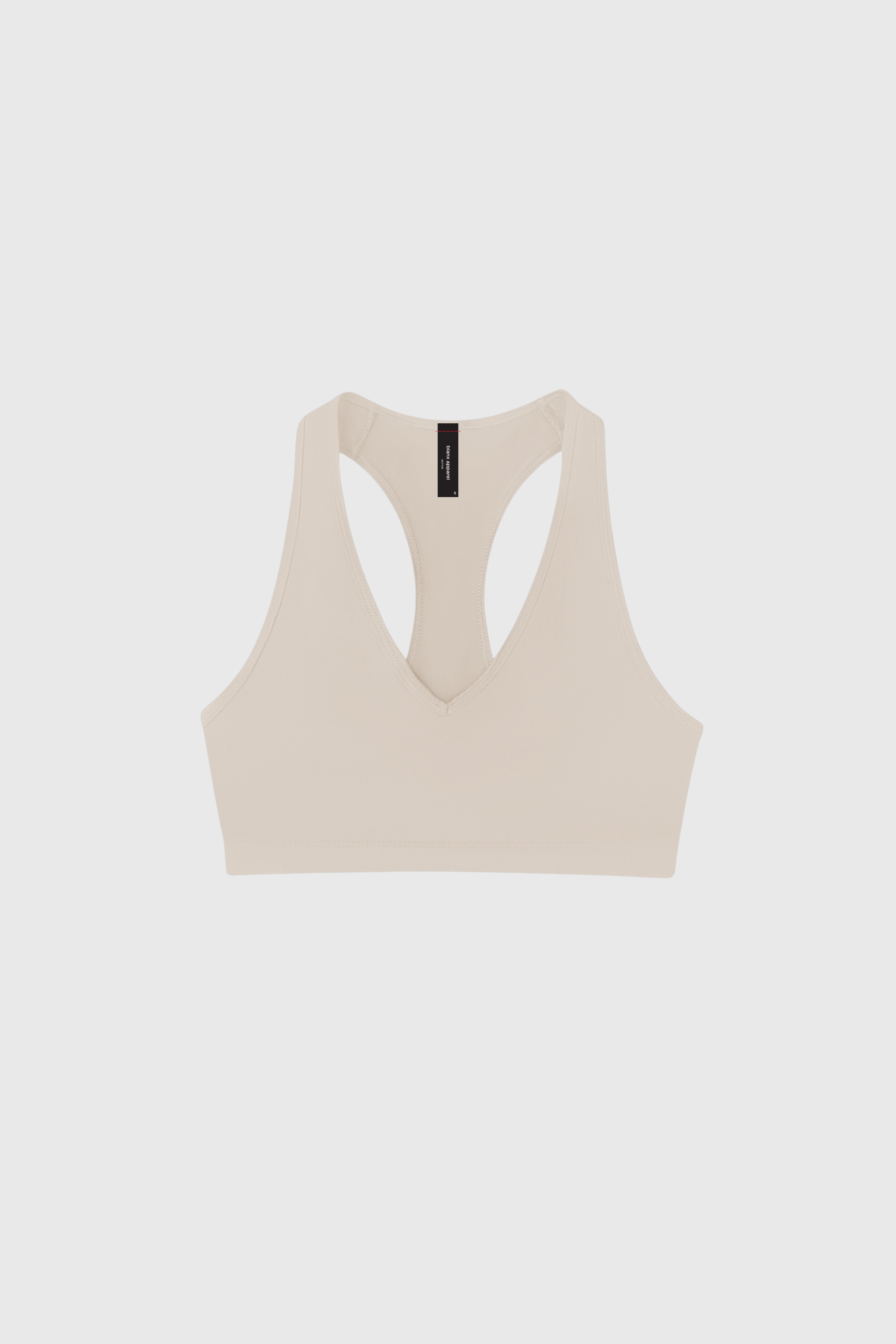 V-Neck Bra- Ecru