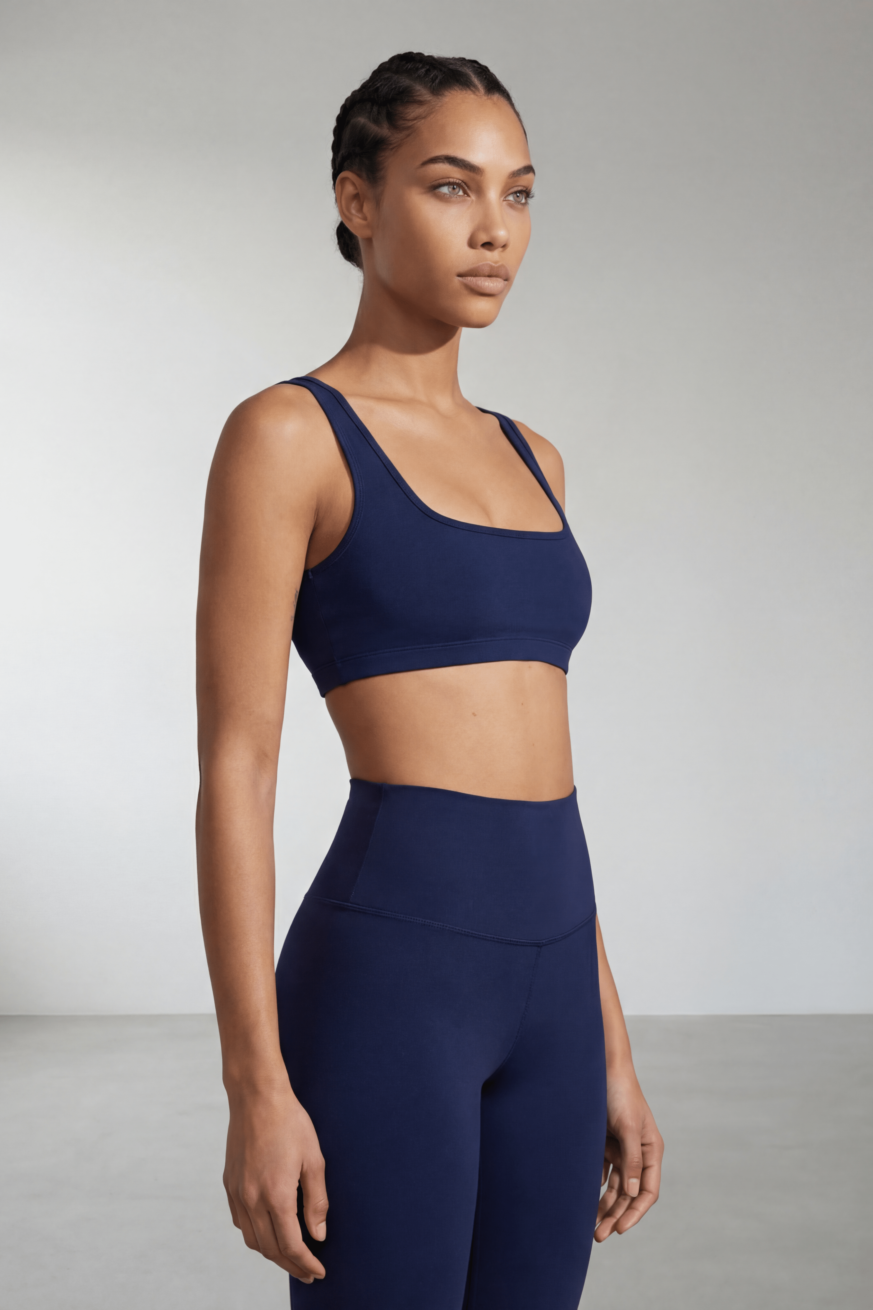 Wholesale Scoop Neck Sports Bra - Blanx Apparel-Tops