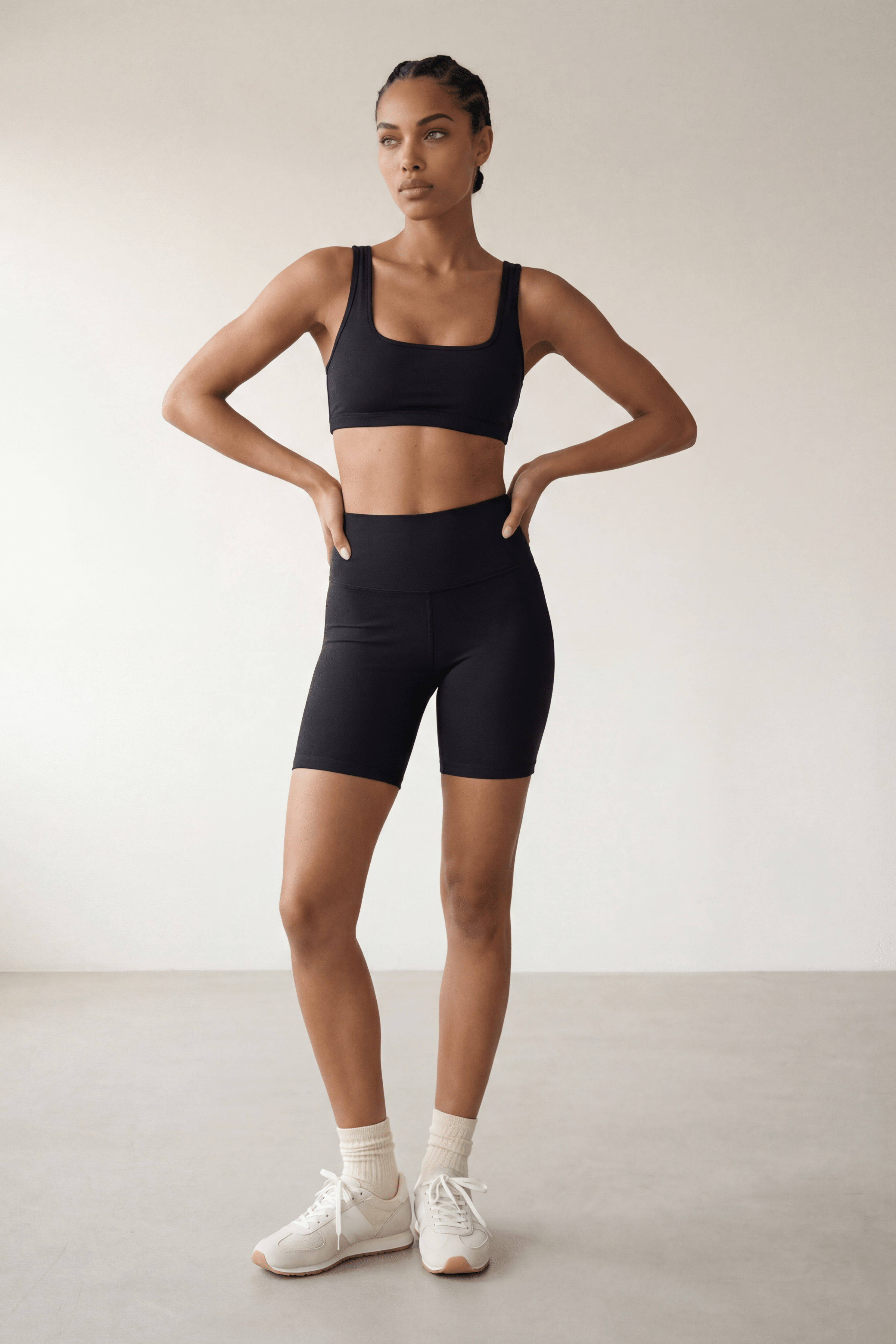Wholesale Scoop Neck Sports Bra - Blanx Apparel-Tops
