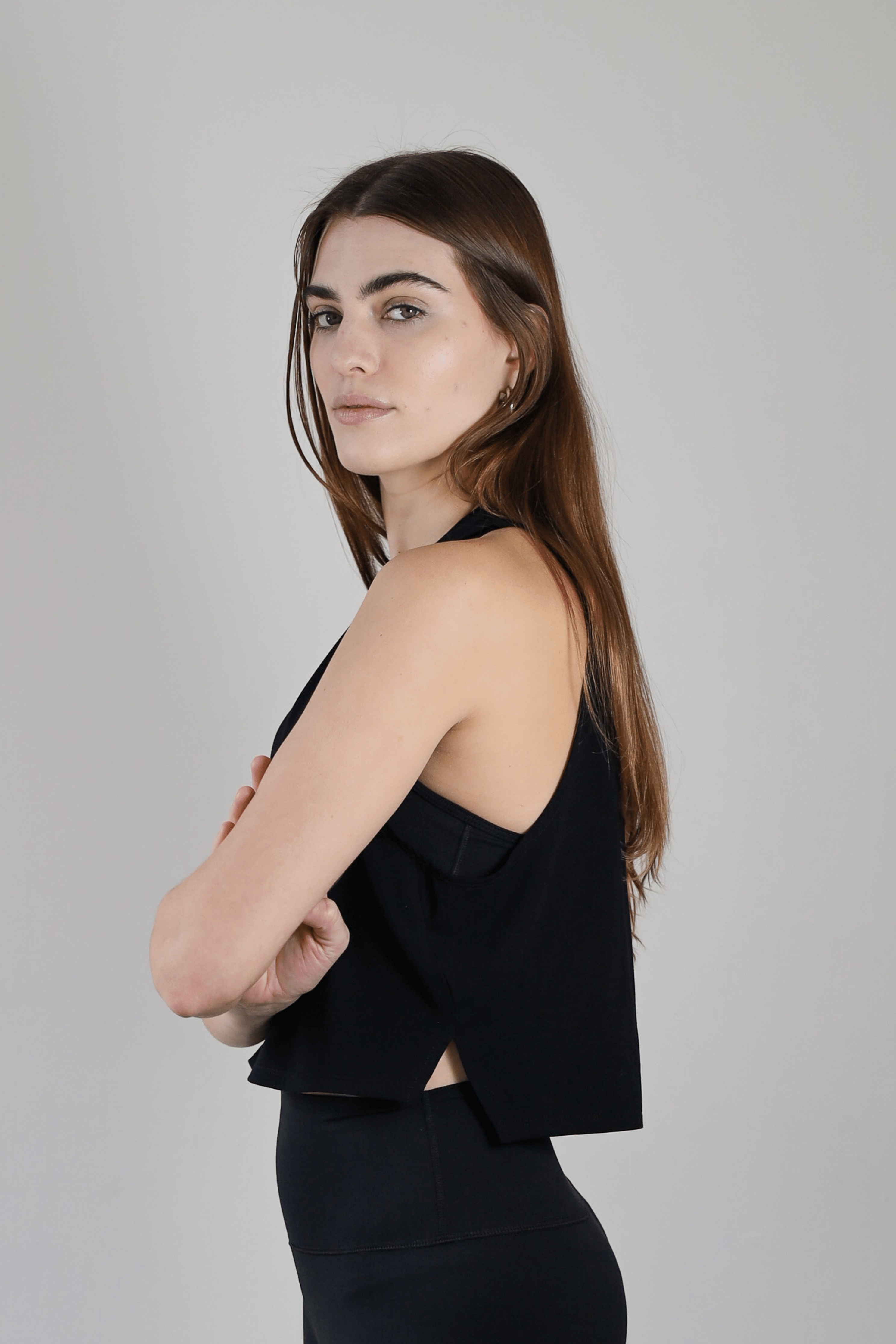 Wholesale Women's Crop Tank - Blanx Apparel-Tops