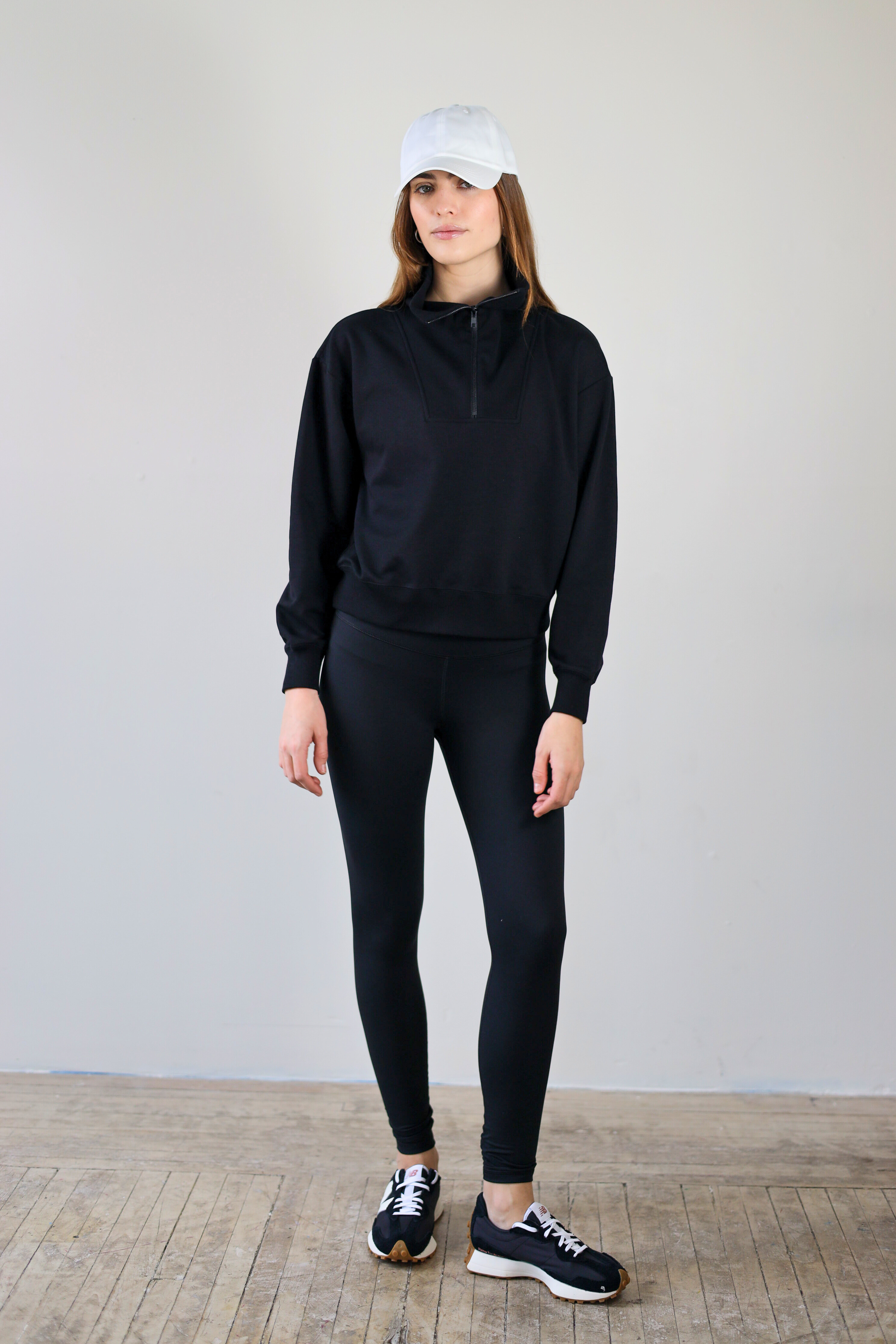 Women’s Crop 1/4 Zip Crewneck