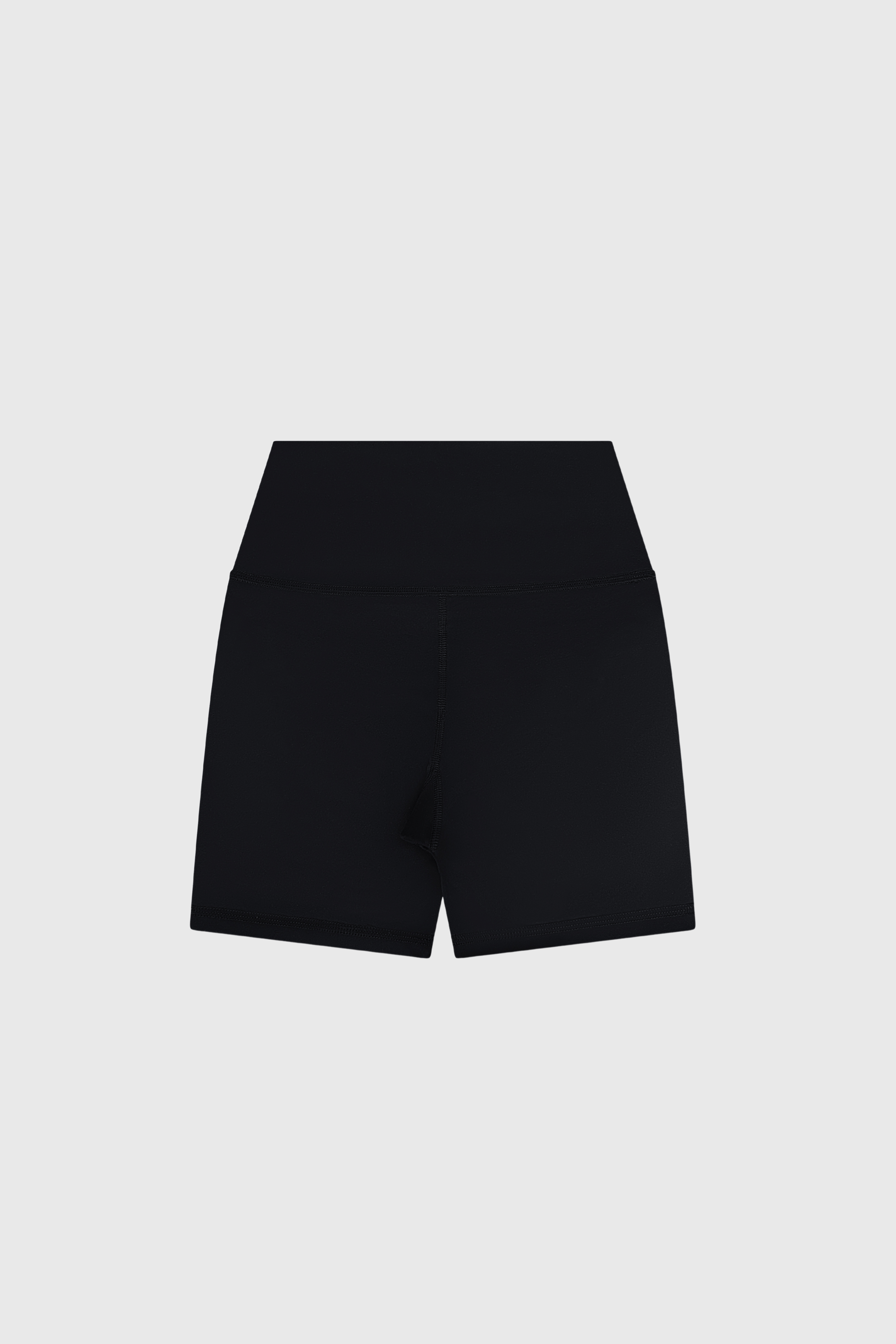 High-Waisted Bike Shorts- Black