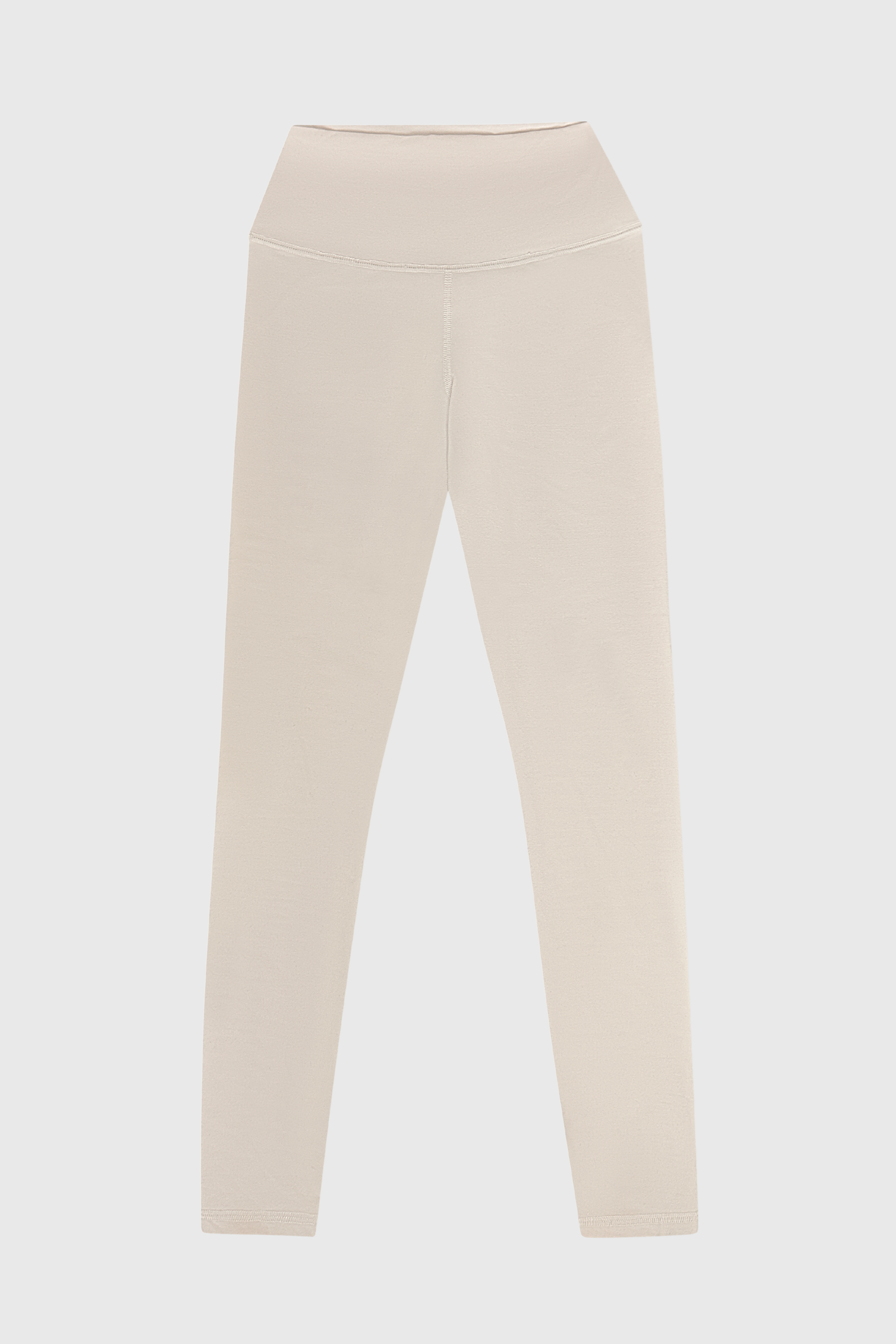 High-Waisted Legging- Ecru