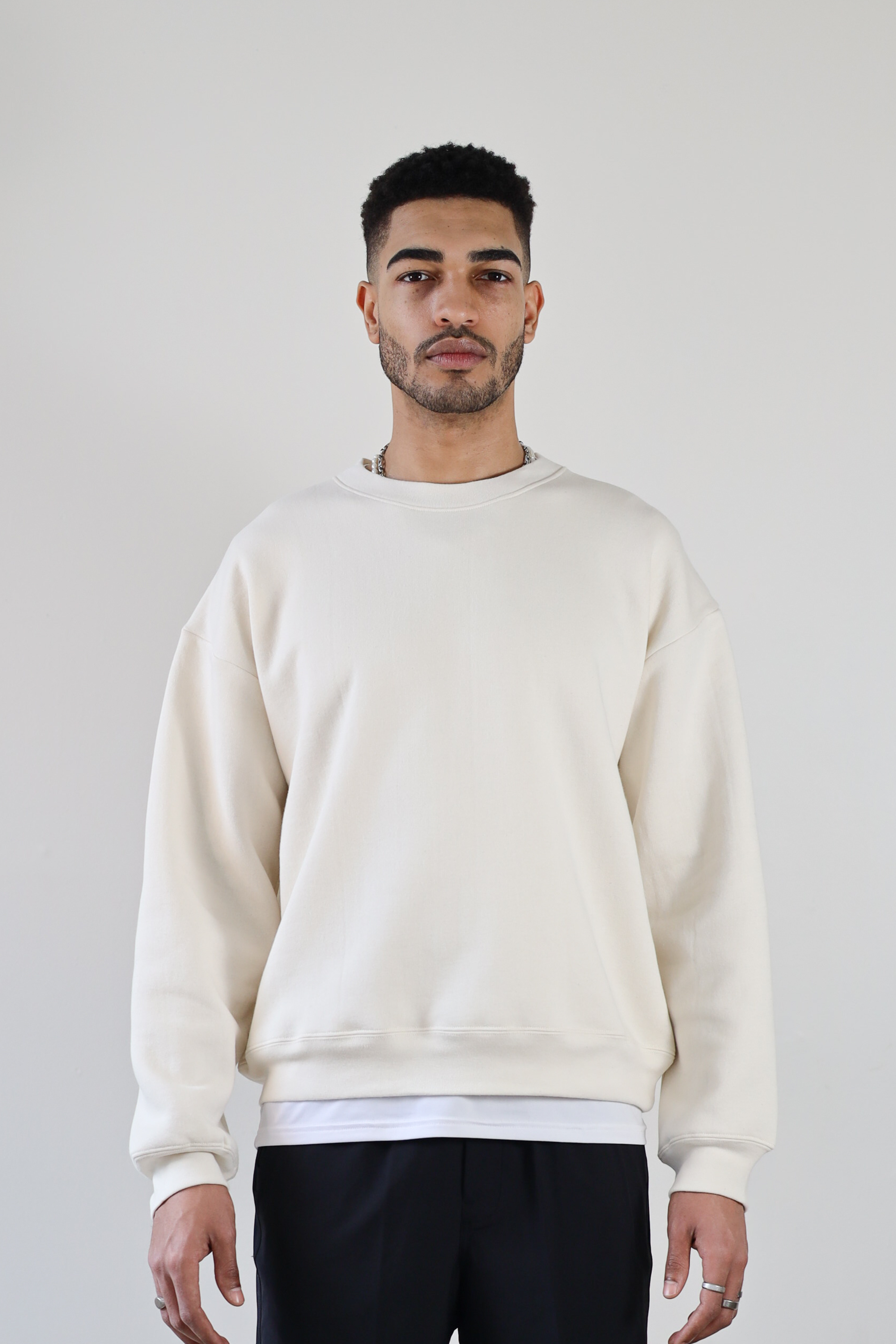 Crewneck- Ecru