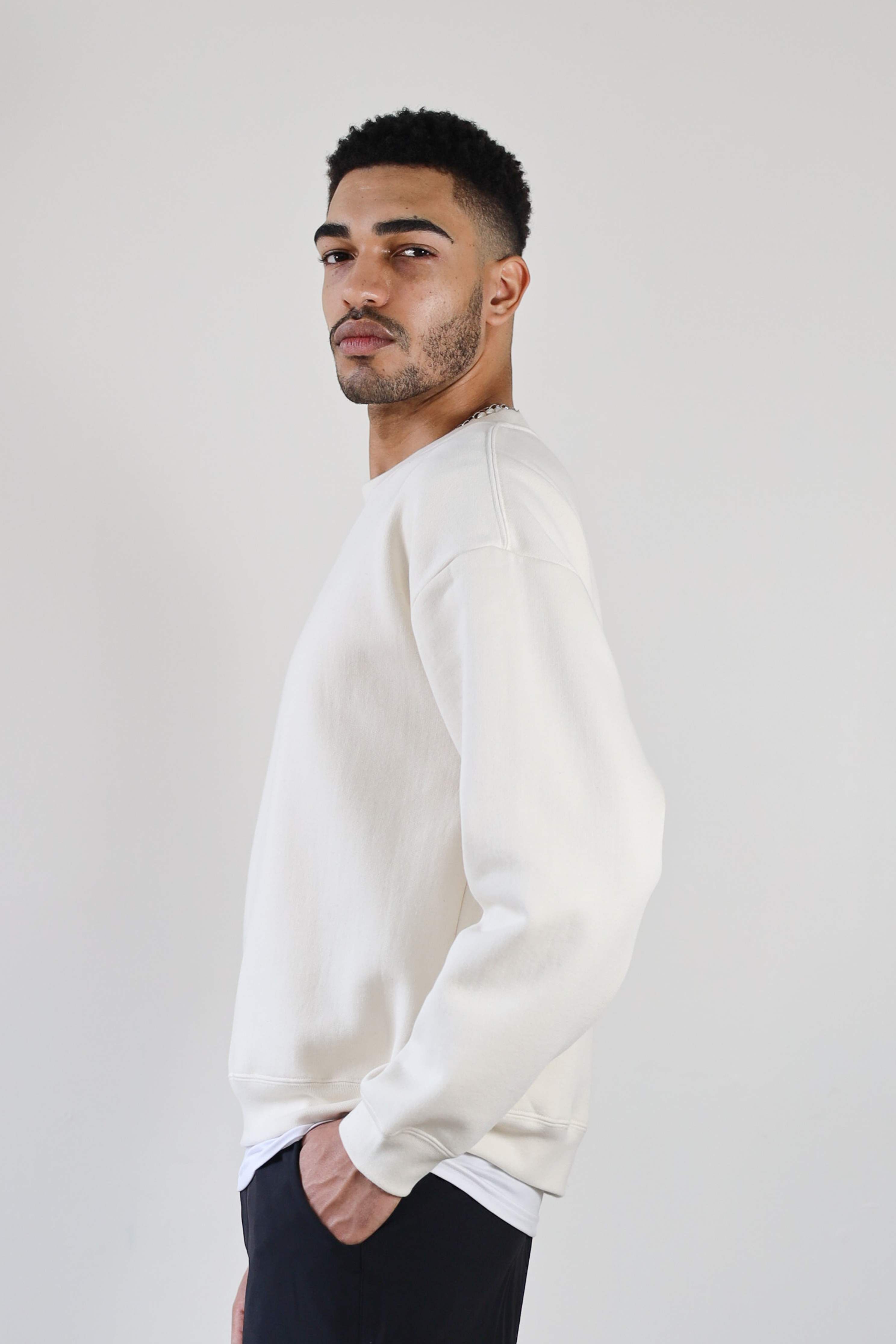 Crewneck- Ecru