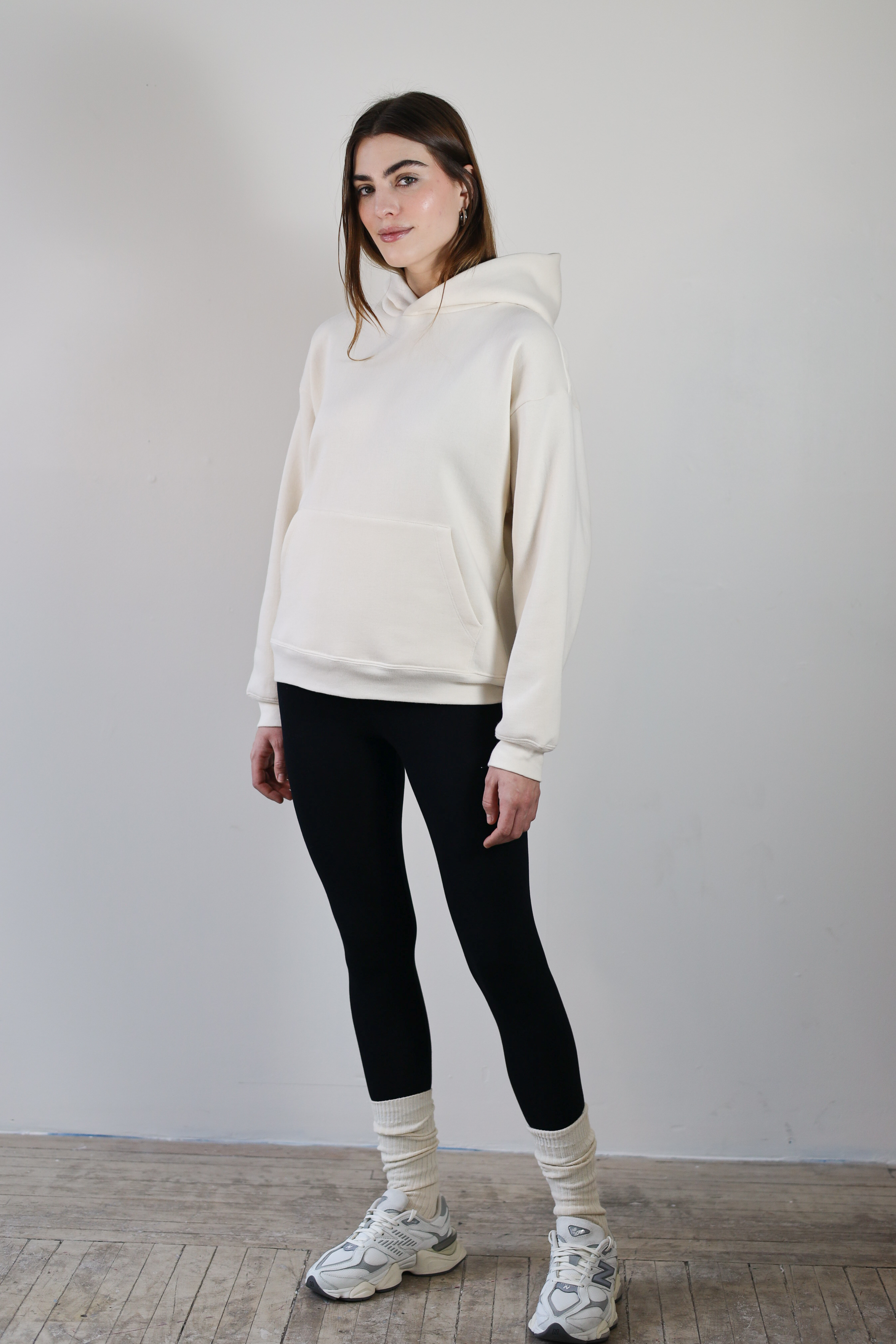 Unisex Hoodie- Ecru
