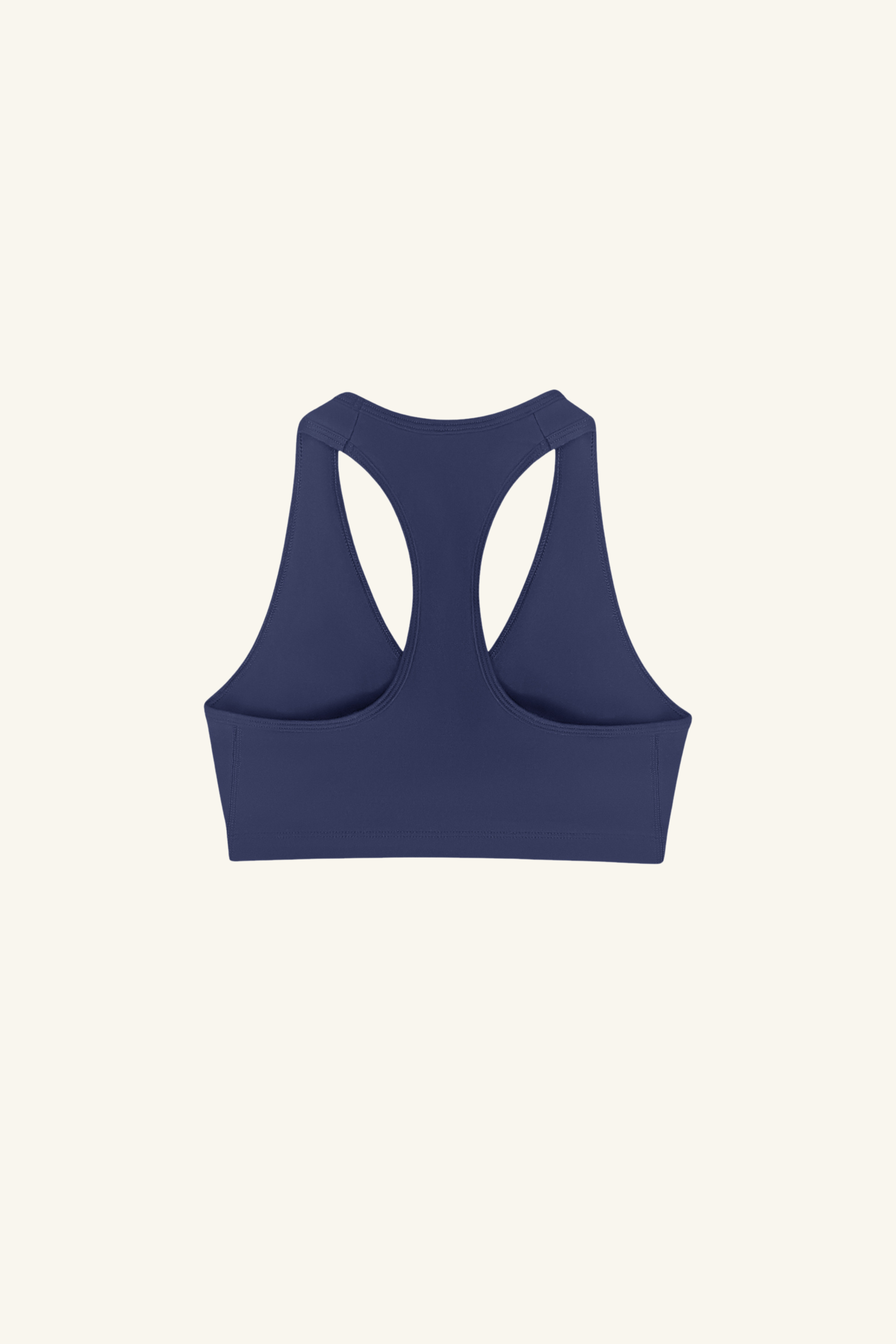 Wholesale navy V-neck sports bra for brands – buttery-soft, moisture-wicking, and breathable. Ideal for private labeling and custom branding, perfect for activewear and athleisure collections. High-stretch, eco-conscious fabric for all-day comfort and performance.