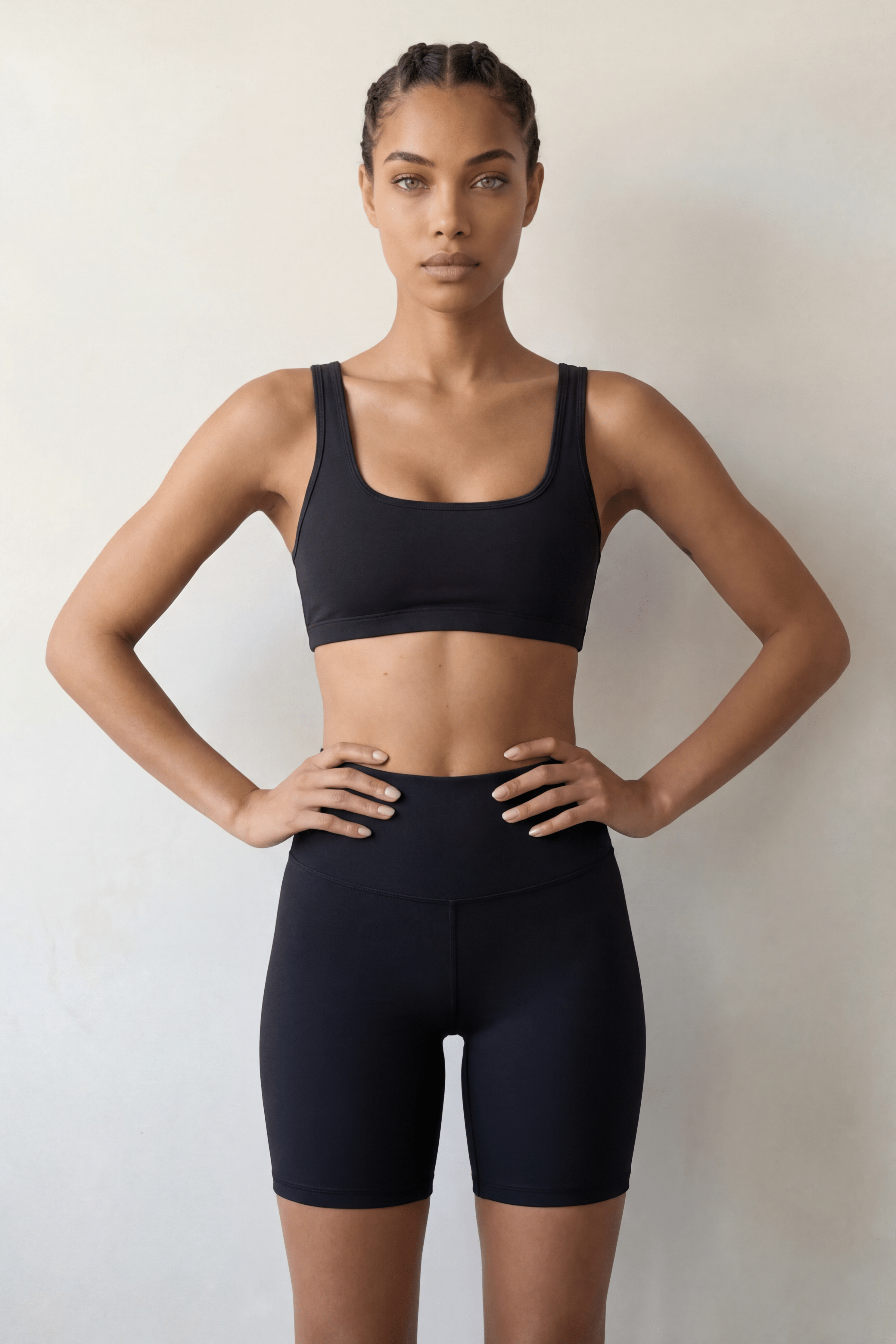 Wholesale Scoop Neck Sports Bra - Blanx Apparel-Tops