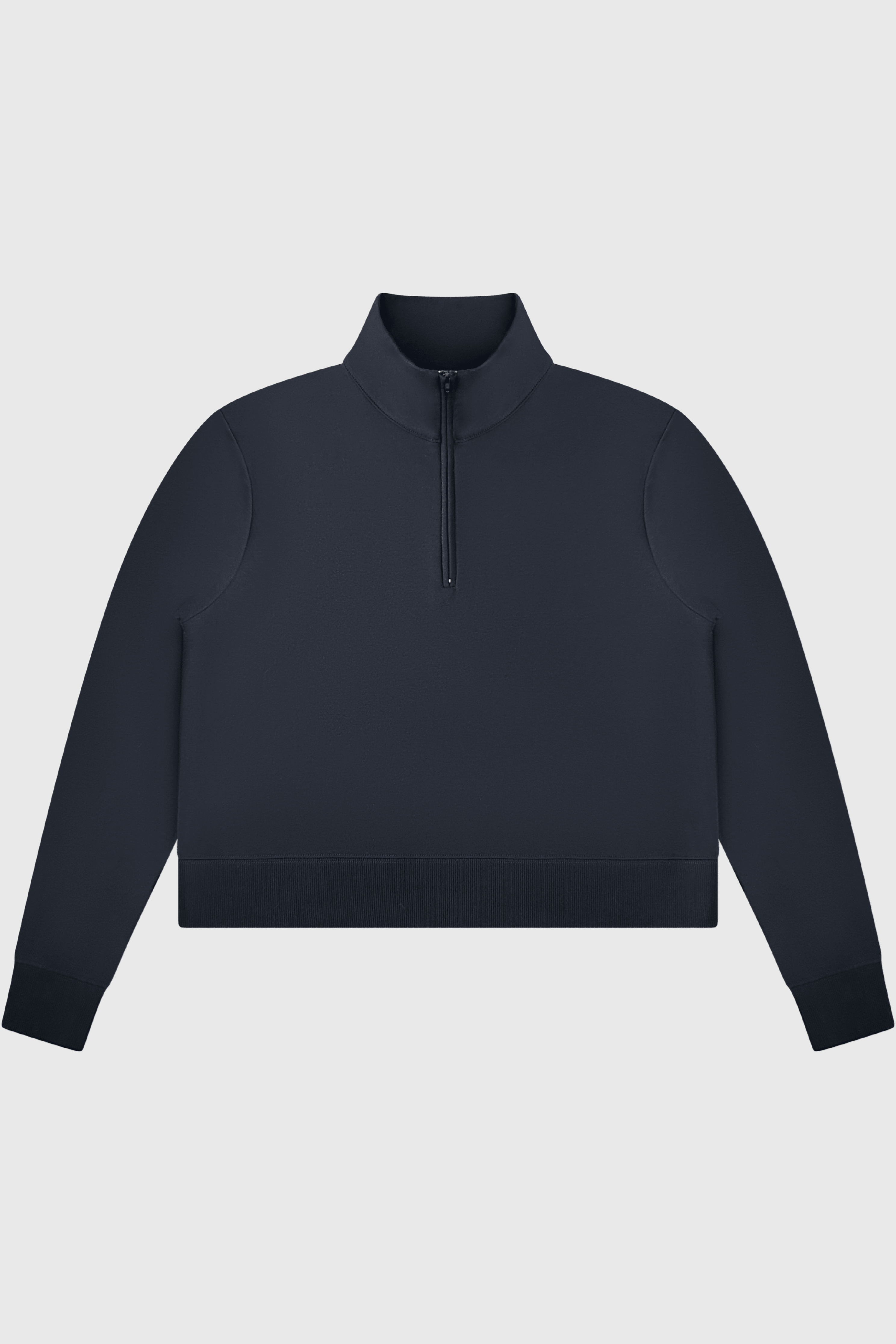 Wholesale Women's Crop 1/4 Zip Pullover - Blanx Apparel-Tops